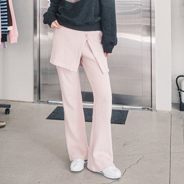 ROSE WRAP SKIRT PANTS(PINK)