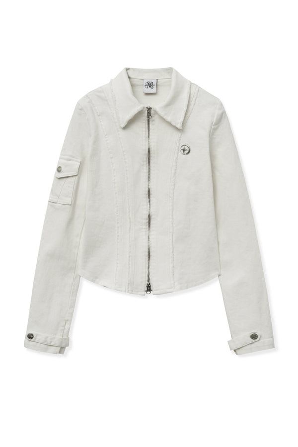 cut line jacket (ivory)