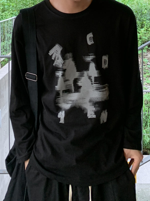 Shadow printing long sleeve