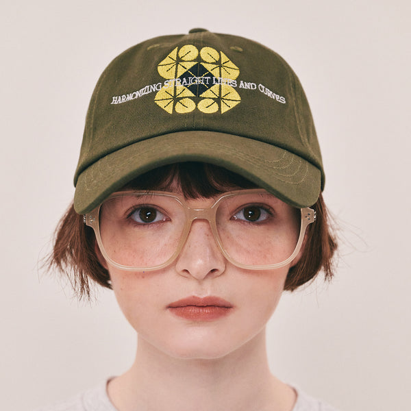 Clover Ball Cap_Khaki