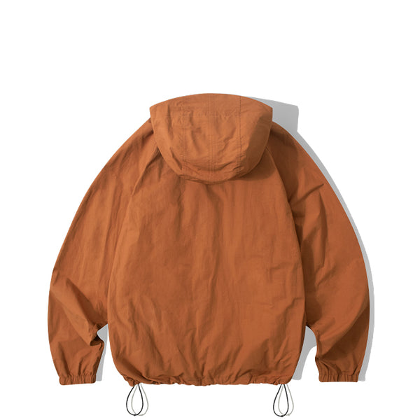 Nylon Wind Shell-Orange