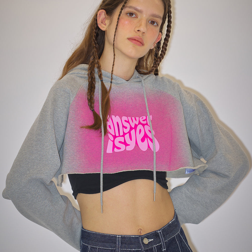 Swing crop hoodie