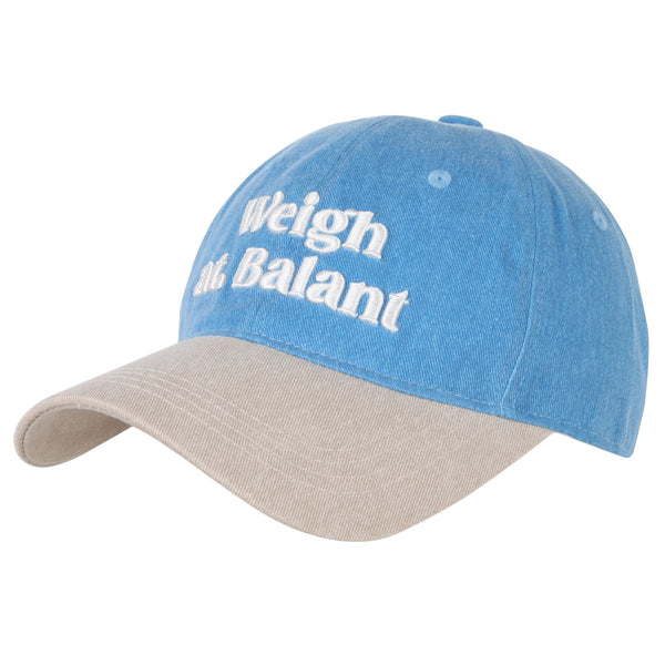 2-Tone Washed Ball Cap - Blue