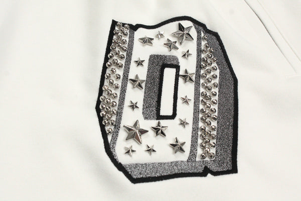 OSP O LOGO PATCHED AND STUDDED SHORTS