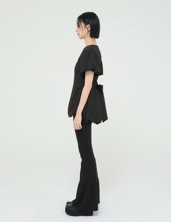 PUFF LONG BLOUSE(BLACK)