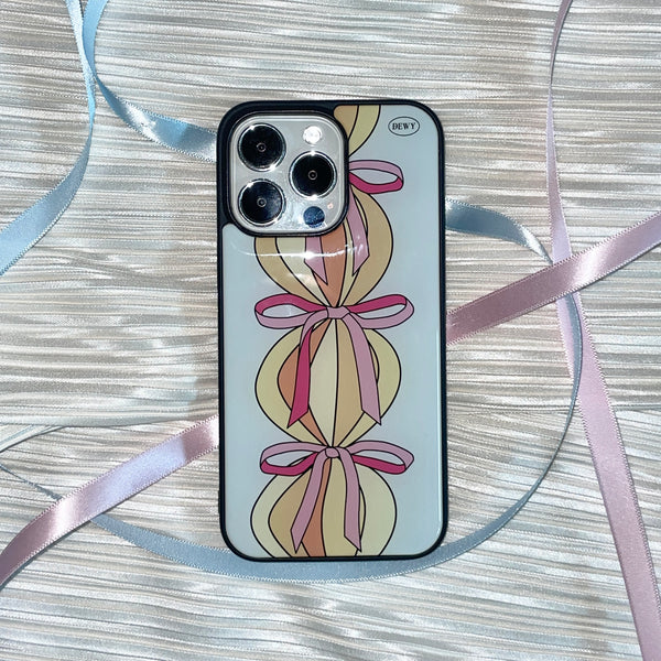 blonde ribbon phone case (epoxy)