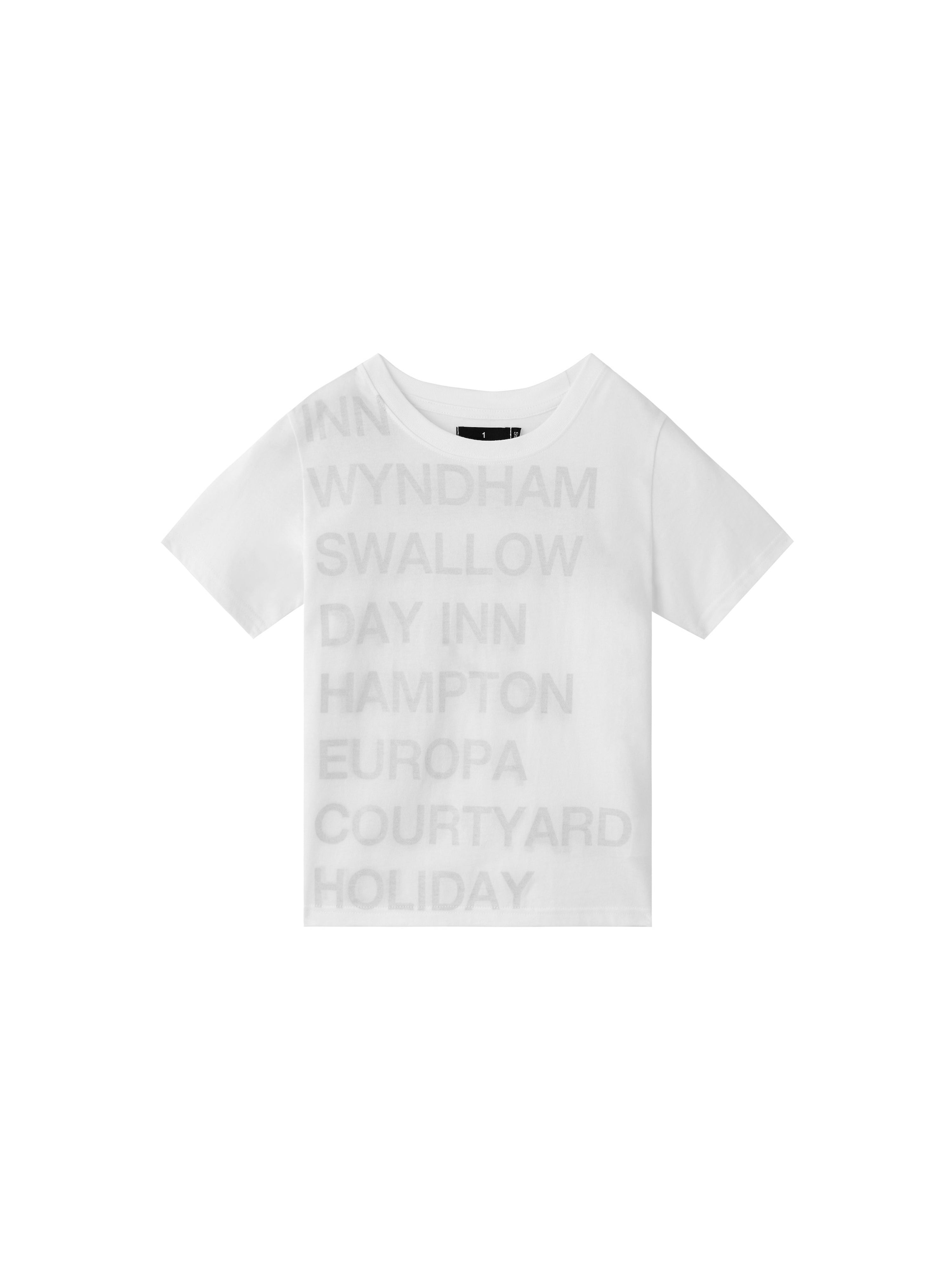 1/2 HIGHWAY INN TEE (WHITE/BLACK)