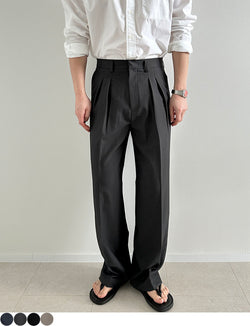 summer two tuck wide slacks