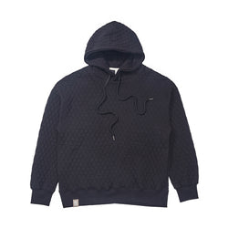 VINTAGE DIA-QUILTING HOODY (Black)