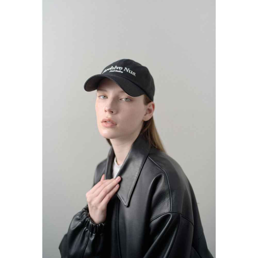 Nus. arch ball cap (Black)