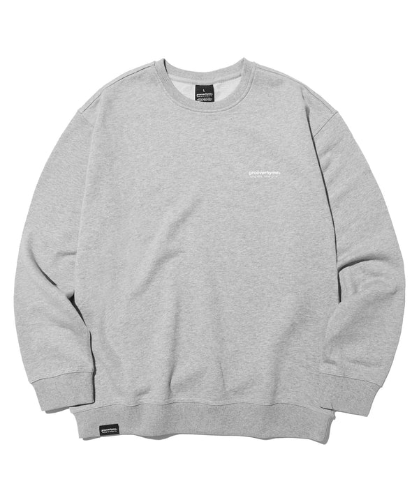 NYC LOCATION SWEATSHIRT (MELANGE GREY) [LRSFCTM302M]