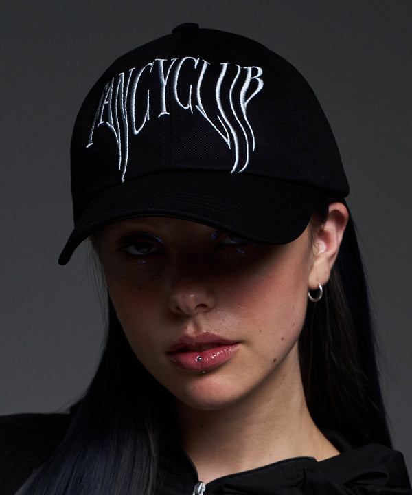 [NF] TYPO BASIC LOGO CAP (BLACK)_F24QE909