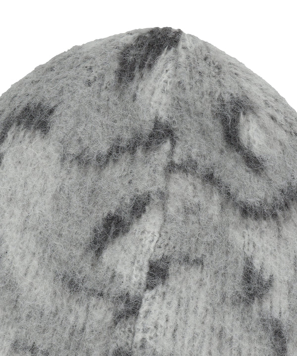 DESTROYED ECLIPSE HAIRY BEANIE