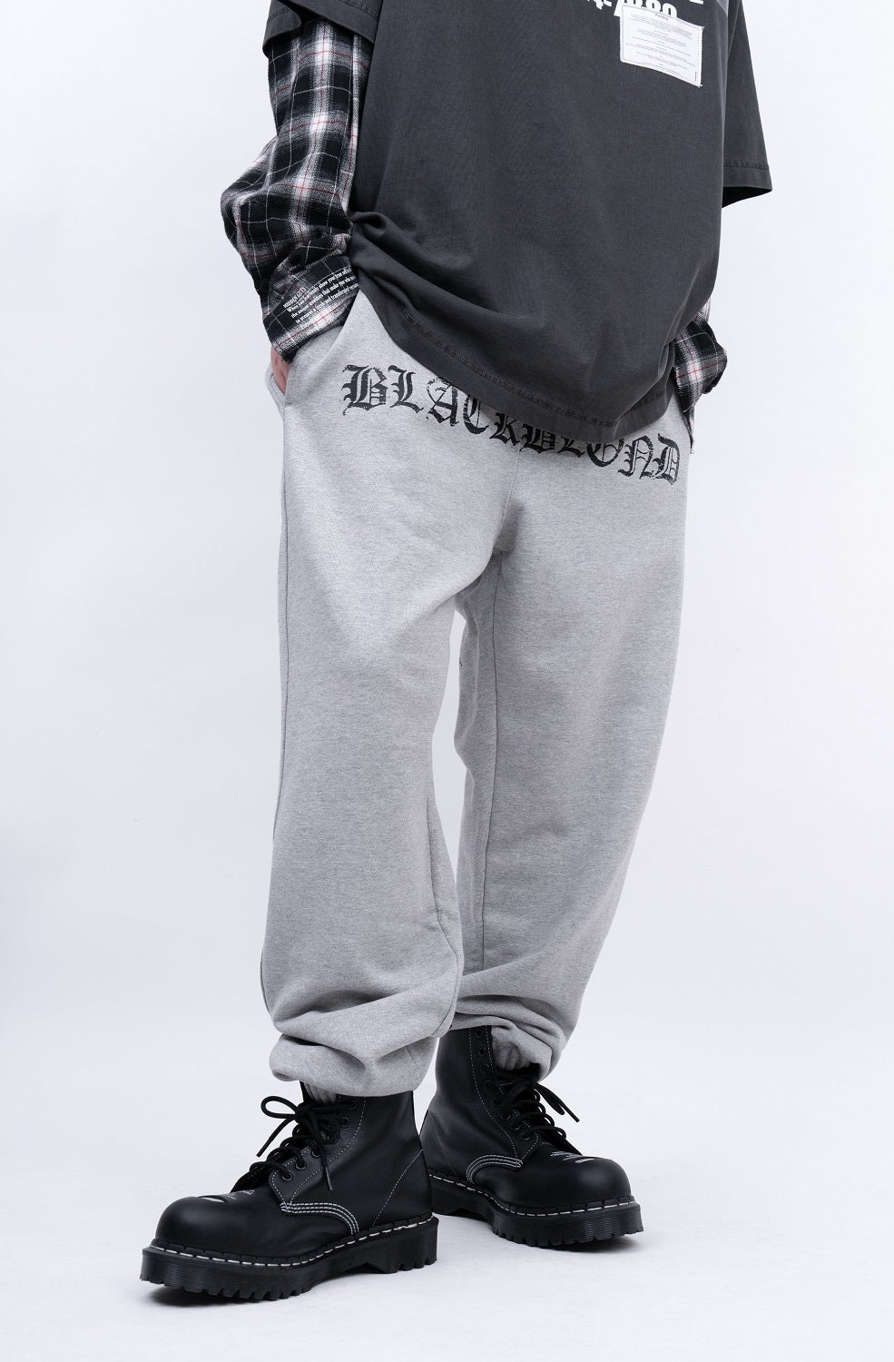 BLACKBLONDのBBD Crushed Faith Sweatpants 全2色 BBD Crushed Faith Sweatpants (Gray) - BLACKBLOND | 60