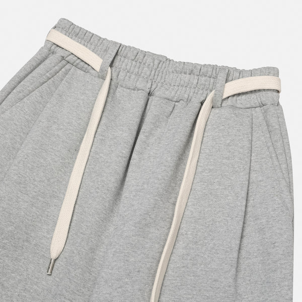 Rope wide sweat pants