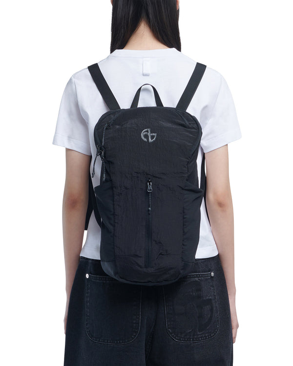 シンボルナイロンデイパック (12L) - BLACK