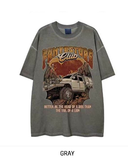 ソルテッド トラック ヴィンテージ オーバー半袖Tシャツ