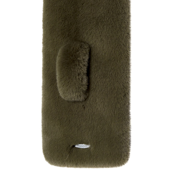 MOLLI RING fur muffler [olive]