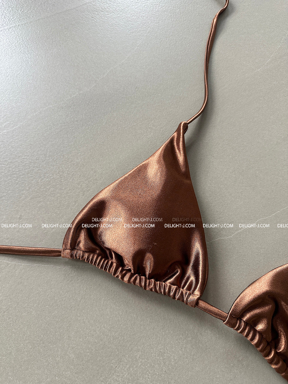 satin strap bikini