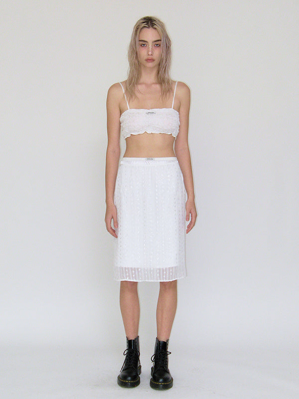 SHEER LAYERED SKIRT_WHITE