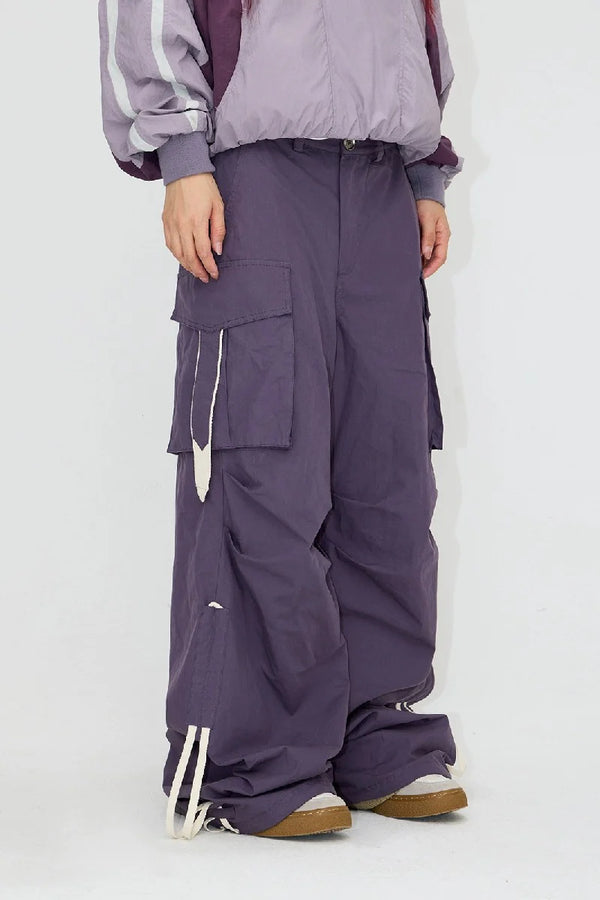 ドローストリングビンテージパラシュートカーゴパンツ