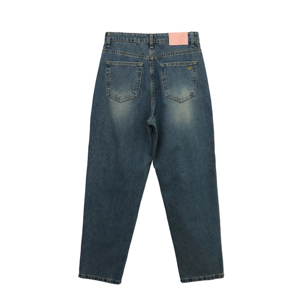 mum crop denim pants (vintage blue)