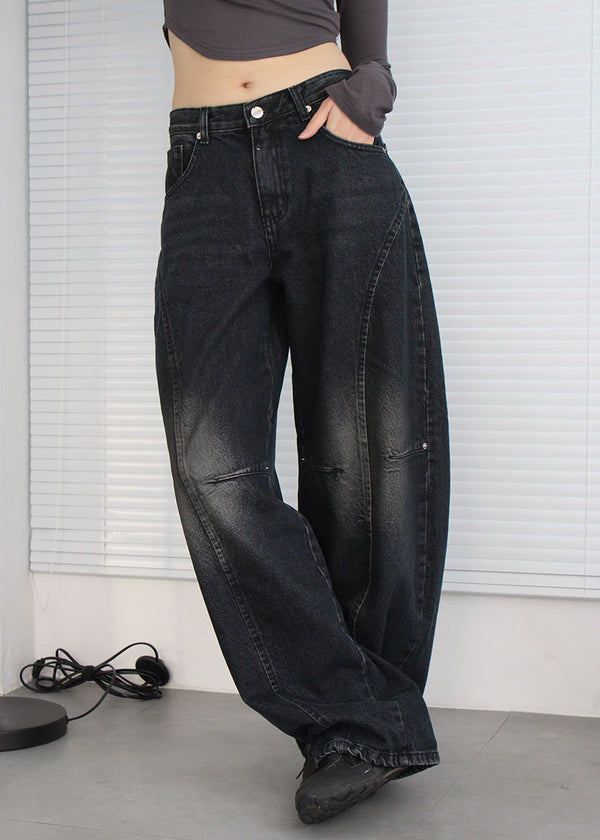 CURVE FADE BLACK DENIM