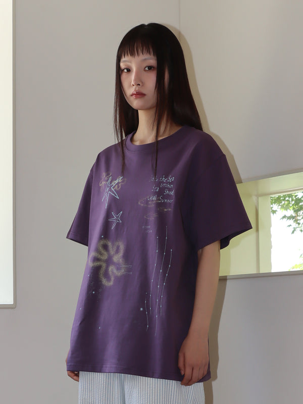 UNDER THE SEA T-SHIRT (PURPLE)