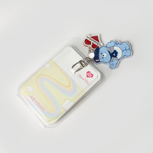 NEW PARISIAN CARE BEARS NOMANITC KEYRING BLUE