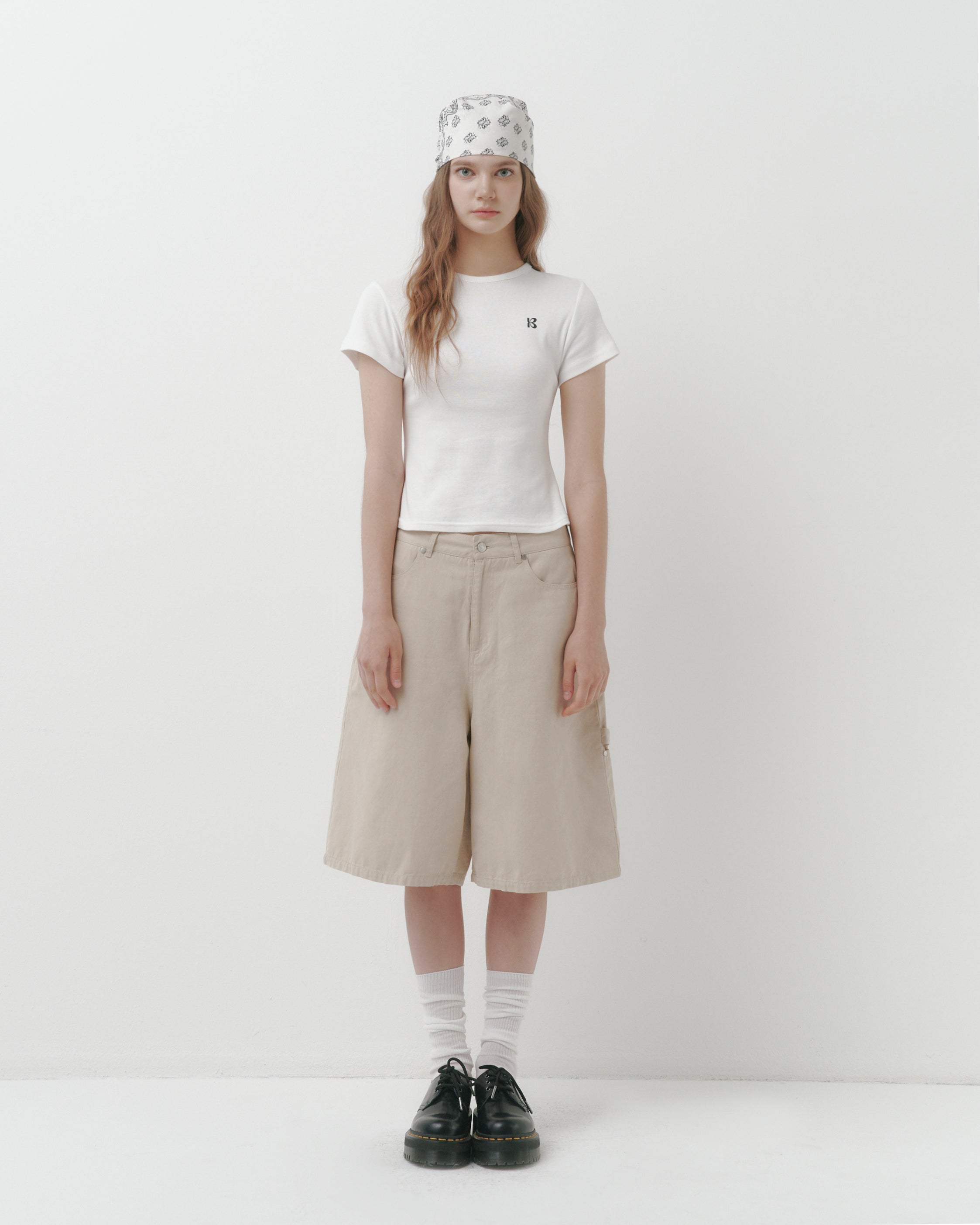 [MADE/XS-XL] 5ポケットバミューダパンツ