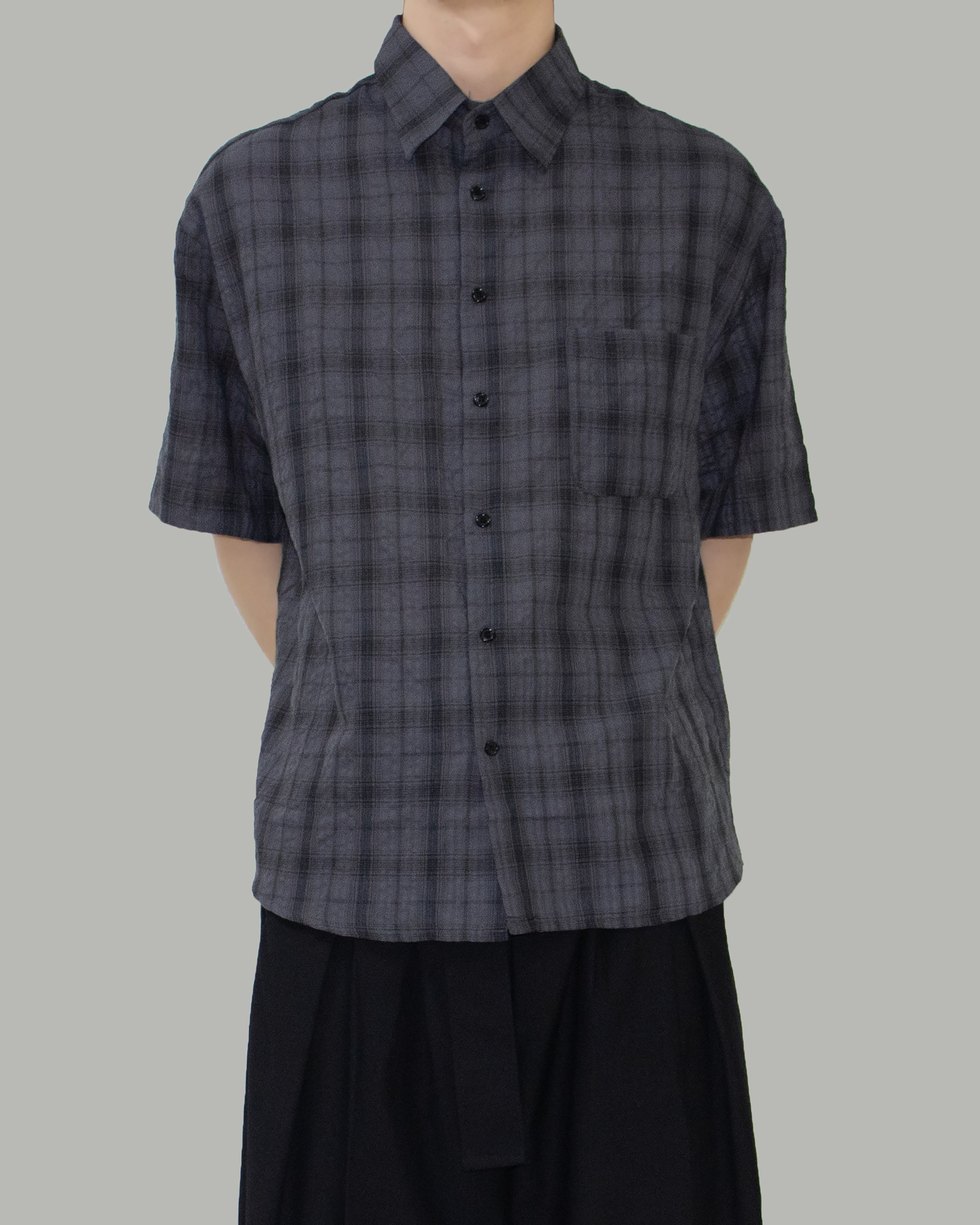 Tenta short sleeve check shirt