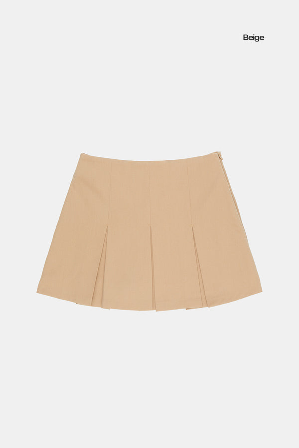 Saint pleated mini skirt pants