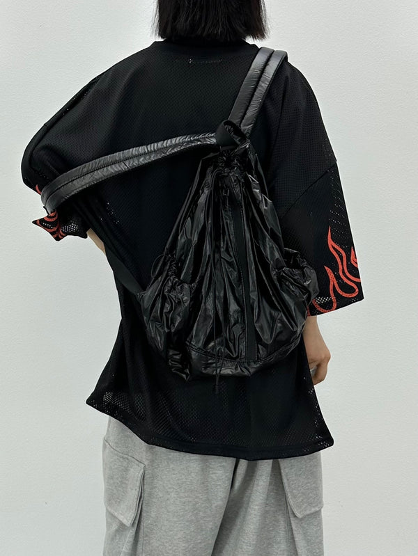 metal zipper backpack