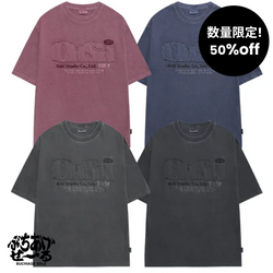 【数量限定】ODSD ピグメント ダメージ オーバーフィット Tシャツ 