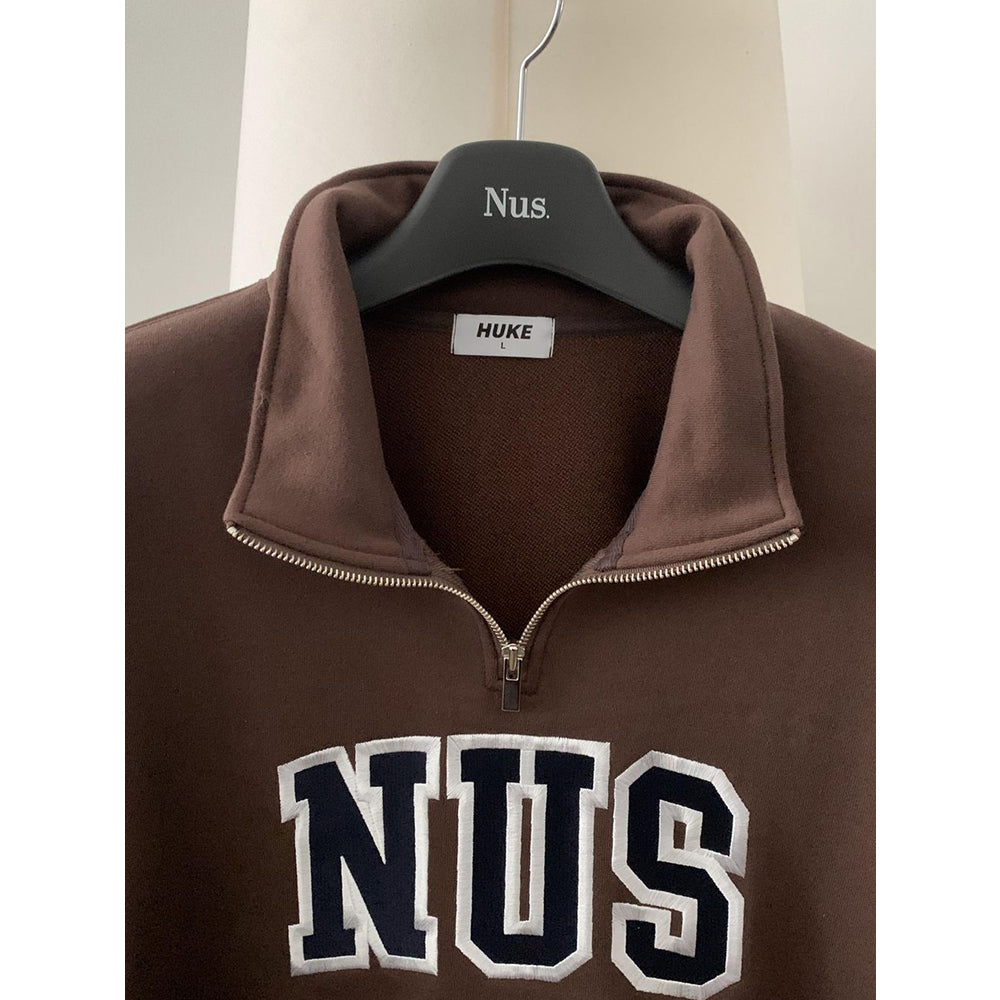 Huke x Nus. half zip-up