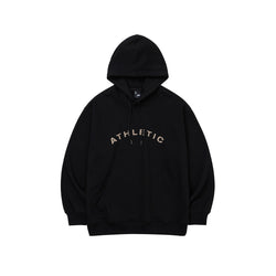 ATHLETIC RETRO HOODIE - BLACK