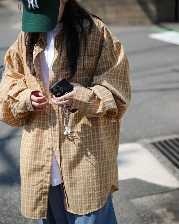  COSY CHECKERED SHIRT 