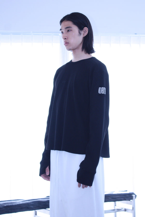 OSP BARCODE LOGO PATCHED WAFFLE LONG SLEEVE