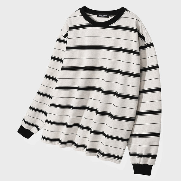 SP_ALTERNATE_STIRPE_LONG_SLEEVE (BLACK, CHARCOAL, IVORY)