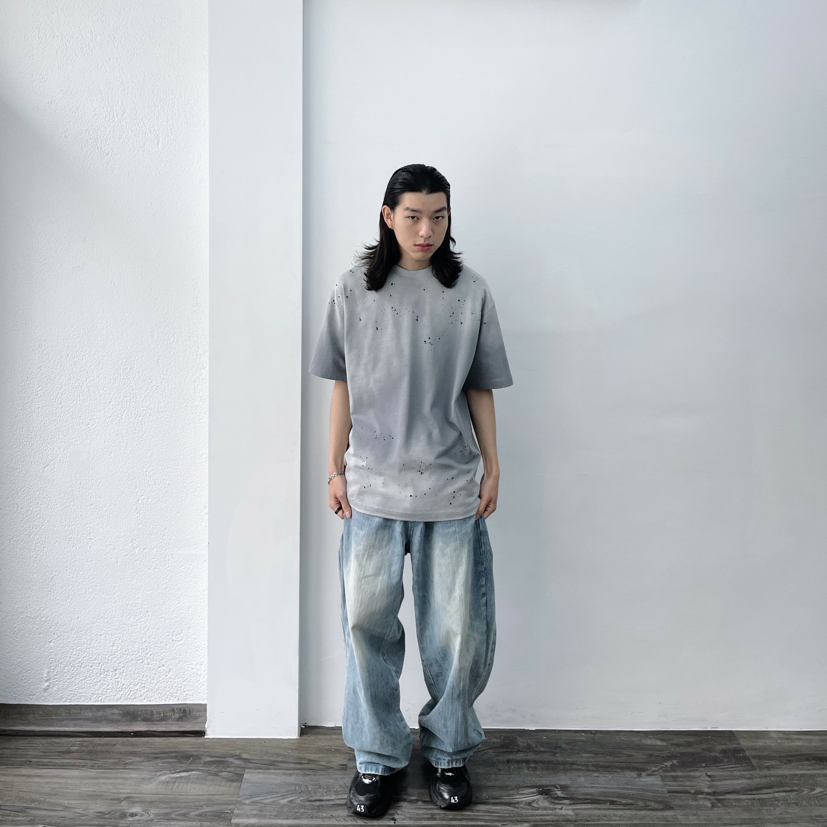 Palm Angels × Team Wang ドロップショルダーショートT