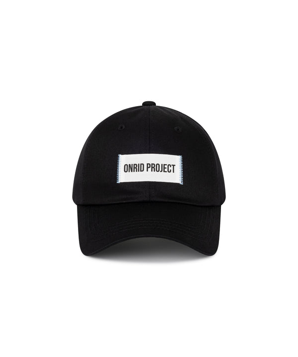 Logo Label Ball Cap - Black