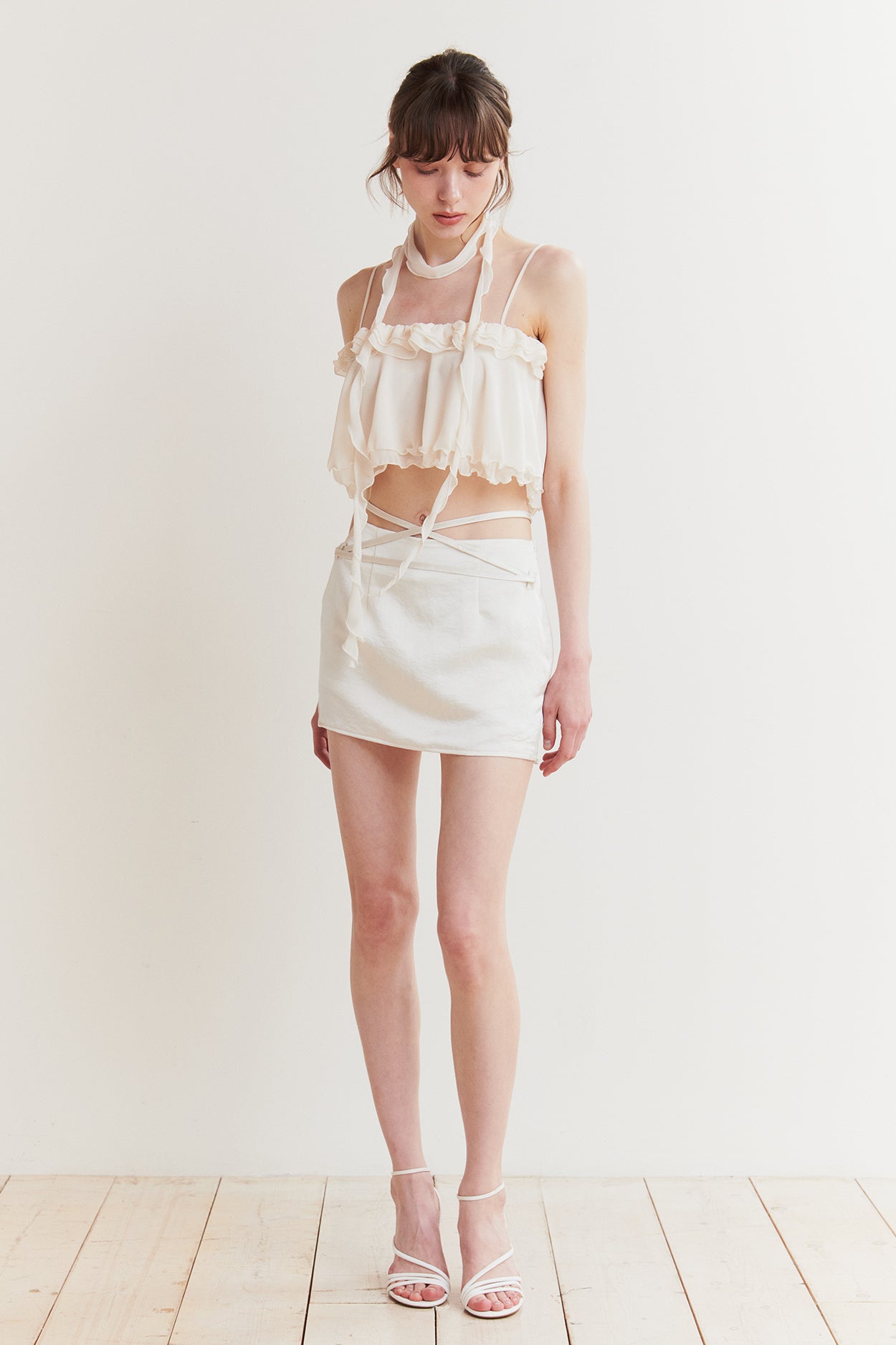 JADE MINI SKIRT cream