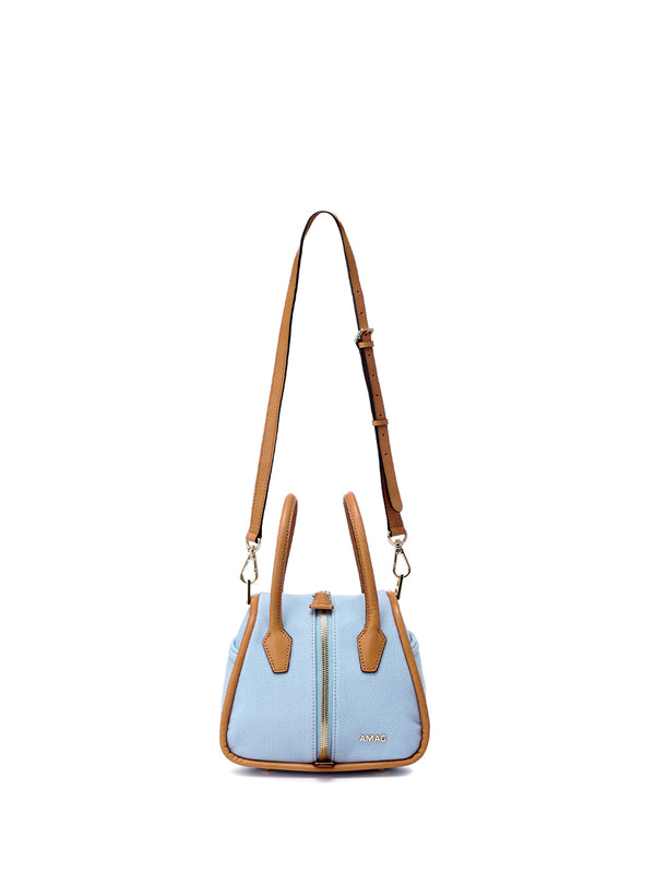 A BAG MINI CANVAS BLUE