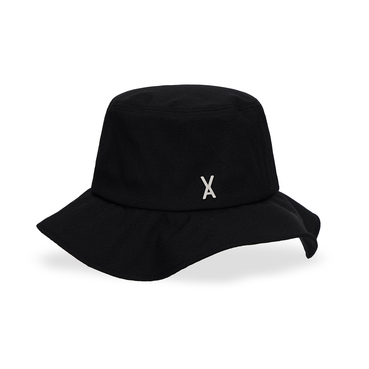 VA Stud Frill Bucket Hat / Black