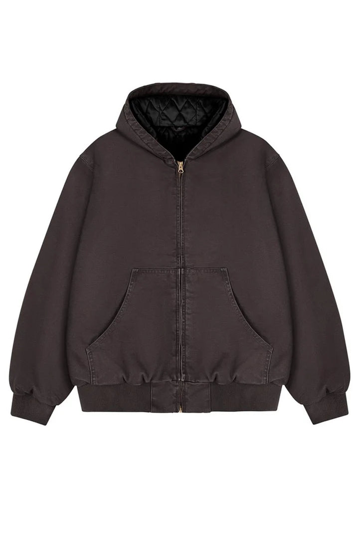 15oz フーデッドキャンバスワークジャケット