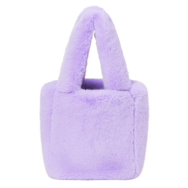 COYA fur tote bag [puple]