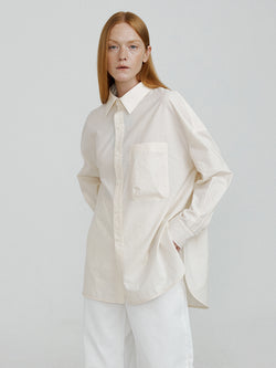 URBAN overfit shirts [ivory]