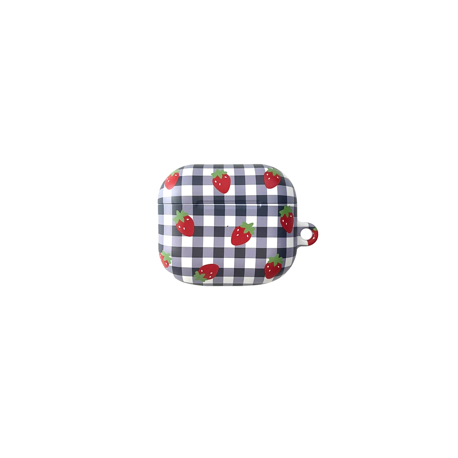 Strawberry Check Matte AirPods Case