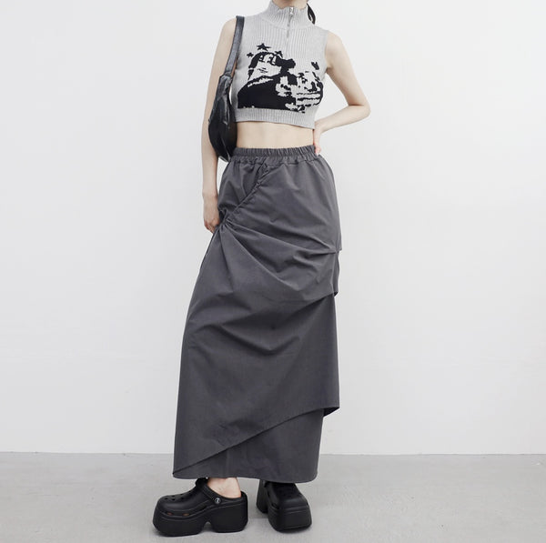 Steon Knit Crop Sleeveless