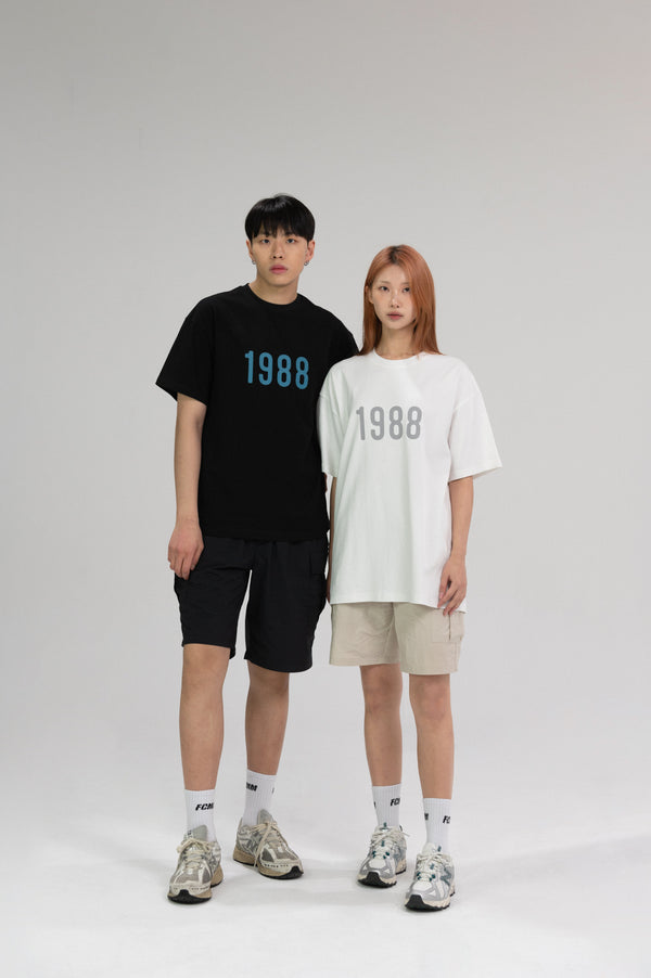 1988 RETRO T-SHIRT - BLACK